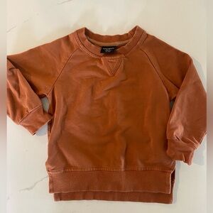Little Bipsy Pullover Sweatshirt in Pumpkin Spice, size 18-24m